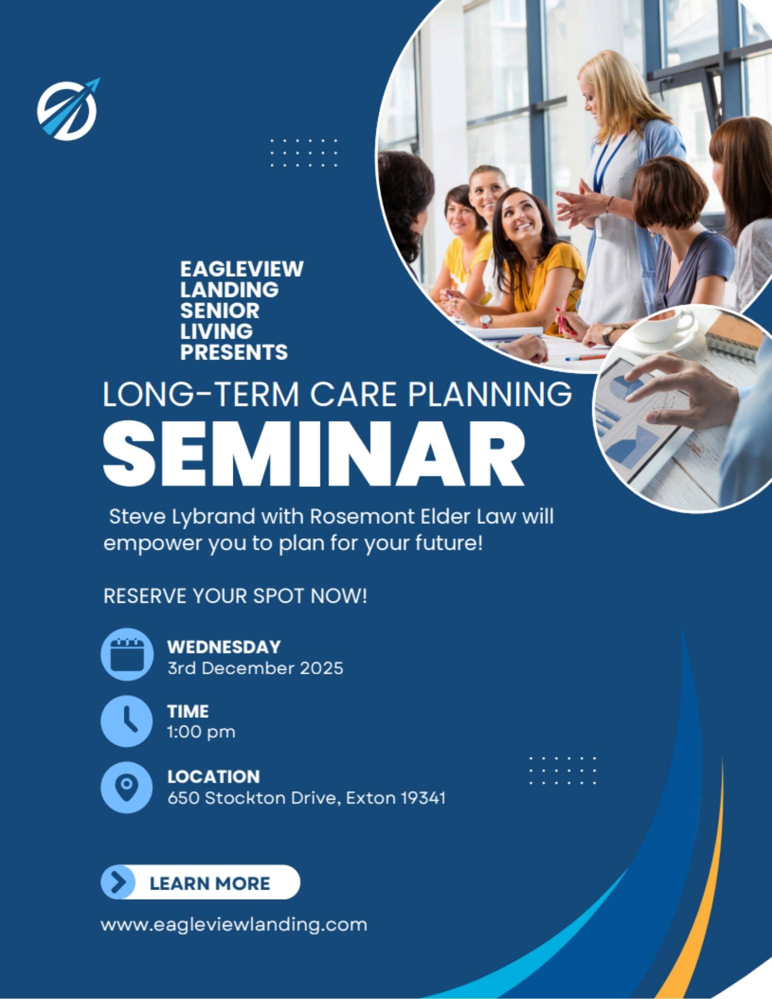 long-term-planning-flyer A group of people sitting together